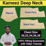 Kameez | Deep Neck | Chest Size 30 To 38