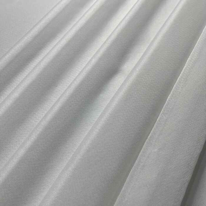 White Chunni Lycra Fusing (Pasting) Fabric | 5mtr Roll 60” Width - Image 2