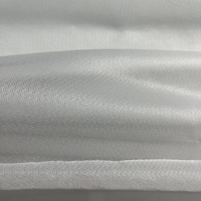 White Chunni Lycra Fusing (Pasting) Fabric | 5mtr Roll 60” Width - Image 3