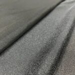 Black Chunni Lycra Fusing (Pasting) Fabric | 5mtr Roll 60” Width - Image 2