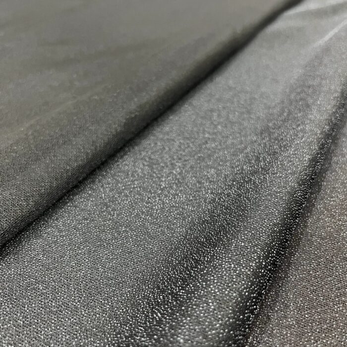 Black Chunni Lycra Fusing (Pasting) Fabric | 5mtr Roll 60” Width - Image 2