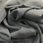Black Lycra Fusing (Pasting) Fabric - 80 GSM | 5mtr Roll 60” Width - Image 2