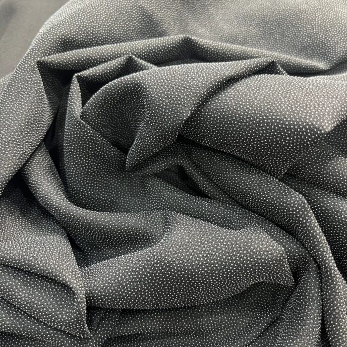 Black Lycra Fusing (Pasting) Fabric - 80 GSM | 5mtr Roll 60” Width - Image 2
