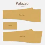 Premium Ladies Palazzo Paper Cutting | Size 24 To 32 (Set of 5)