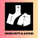 Single Katori Blouse | Deep Neck | Paper Patterns | Chest Size 30 To 44 (Set of 8) - Image 3