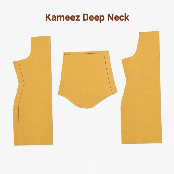 Kameez | Deep Neck | Chest Size 32 To 50